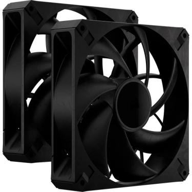 Imagem de Kit com 2 Ventoinhas Corsair RS140 MAX, 140mm, Preto - CO-9050175-WW-Unissex