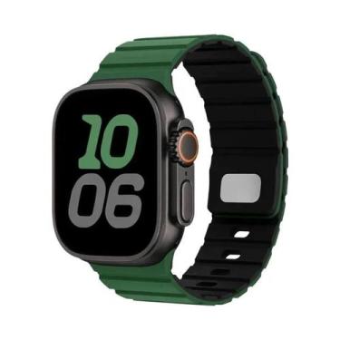 Imagem de Pulseira De Silicone Magnética De 49mm 46mm 45mm 44mm 41mm 42mm Para A