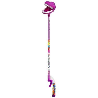 Imagem de Brinquedo Dinossauro Big Boca com Balinhas - Unidade - Fampar, Roxo