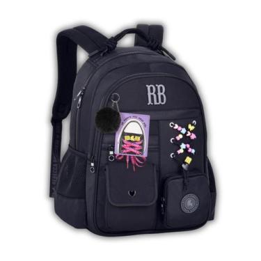 Imagem de Mochila Costas Rebecca Bonbon Escolar Viagem Passeio Teen, Preto