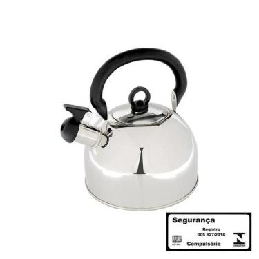 Imagem de Chaleira Aço Inox Delizie Mor ~ 3 tamanhos, 3 L