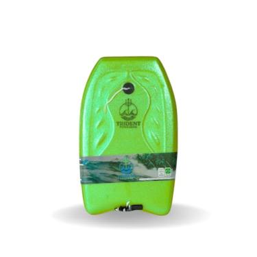 Imagem de Prancha Bodyboard Prancha de Surf com Leash Flutuante para Praia Piscina e Lazer Aquático (Verde Claro)