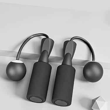 Imagem de Cabos de corda de pular sem fio para exercícios internos e fitness diário