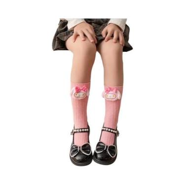 Imagem de Meias Kawaii De Desenho Animado Para Meninas, Meias Sanrio De Cano Méd