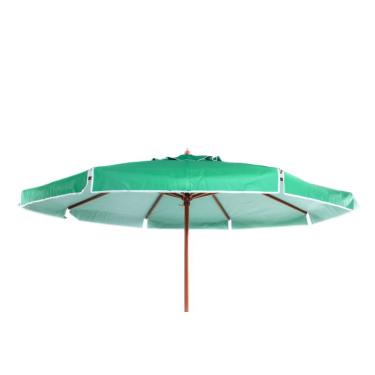 Imagem de Ombrellone Madeira Cobertura PVC 2,4 metros Verde Bel Lazer