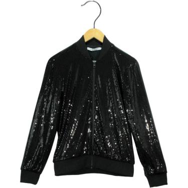 Imagem de Jaqueta Calvin Klein Jeans Bomber Paete Preta Feminina-Feminino