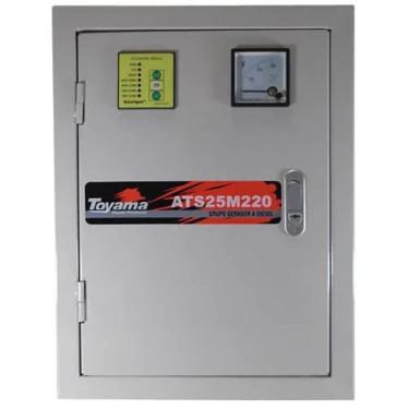 Imagem de Painel ATS para Geradores 22KVA Mono 220V ATS-25M220 com Controlador HAT560 TOYAMA