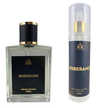 Imagem de Kit Perfume Masculino 100ML + Desodorante Corporal 200ML - Soberano In