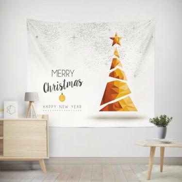 Imagem de Tapeçaria, parede de feliz Natal, 150x130cm, microtecido, fibra - yiwe