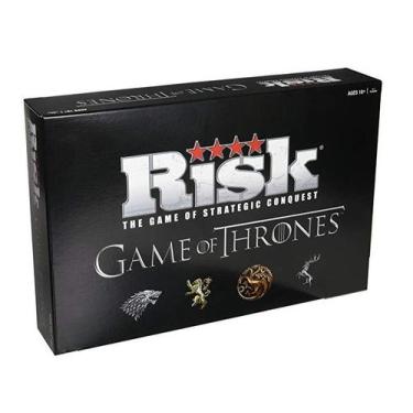 Imagem de Jogo de cartas Risk Game Of Thrones Family com cartas de baralho de ta