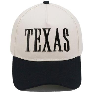 Imagem de Boné de beisebol Trucker, chapéu liso de algodão com bordado TEXAS - Y