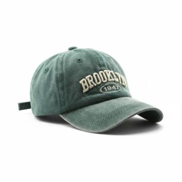Imagem de Boné Baseball Brooklyn Vintage  Algodão Lavado Bordado Retrô  Luke Spo