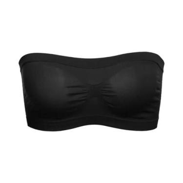Imagem de Sutiã Bandeau Sem Costura De Renda Sexy Para Mulheres, Top Respirável 