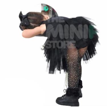 Imagem de Meia Calça Arrastão Strass Brilho Blogueirinha Infantil - Minifashioni