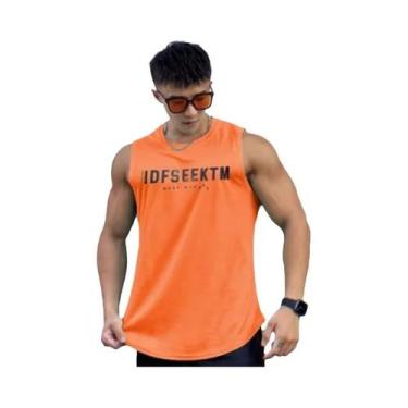 Imagem de Camiseta Regata Masculina Em Malha Respirável Para Academia, Fitness, 