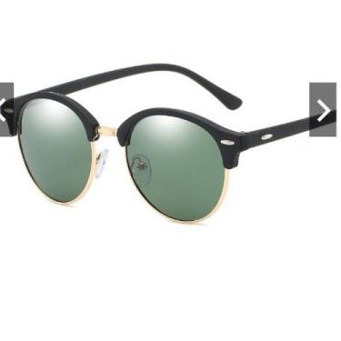 Imagem de Óculos De Sol Feminino/masculino Redondo Proteção Uv400 - MORIÓLLI ART