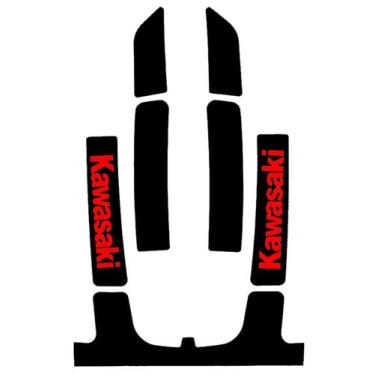 Imagem de Jogo de Tapete Jet Ski Kawasaki 750 - SS/XI/Super Sport XI, Vermelho