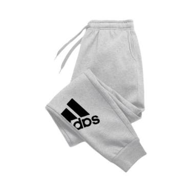 Imagem de Calças Esportivas Casuais De Moletom Para Primavera/Outono, Tamanhos E