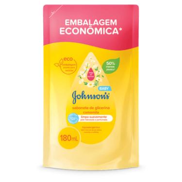 Imagem de Sabonete Líquido Refil 180ml Johnson's Baby Hipoalergênico