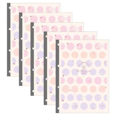 Imagem de Kit 05 Blocos de Refil Tiliflex Fichário Caderno Argolado Universitári