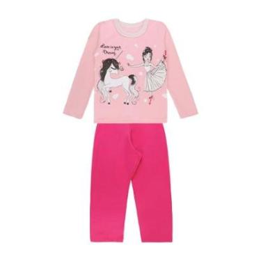 Imagem de Conjunto Casaco Rosa e Calça de Moletom - Big Bless-Feminino