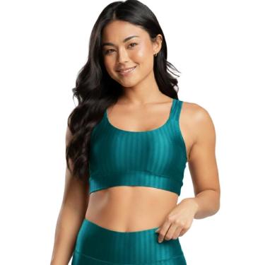 Imagem de Top de Academia New Zig 3D Serra e Mar Roupa Treino Alta Compressão Fitness Musculação Feminina-Feminino