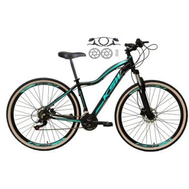 Imagem de Bicicleta Aro 29 KSW Mwza Feminina 24v Freio a Disco Hidráulico óleo P
