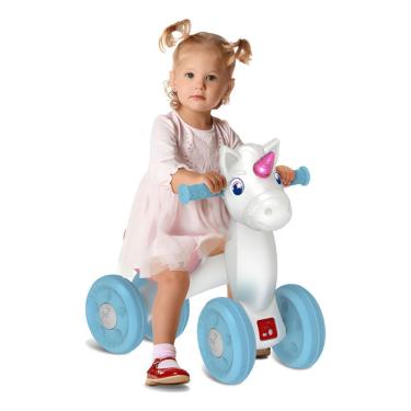 Imagem de Baby Bike de Equilíbrio Equilíbrio Unicórnio para Criança 1 Ano com Assento Anatômico Brinquedos Bandeirante