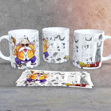 Imagem de Caneca de Porcelana Dragon Ball Estampa 7 para Café e Chá 325ML com Uso em Micro-ondas...
