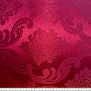 Imagem de Tecido Decoracao Damask Lg 2,80 - Niazi, 480 Vinho