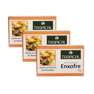 Imagem de Sabonete de Enxofre em Barra Skin Care Seca Espinhas Kits/unidade:KIT 