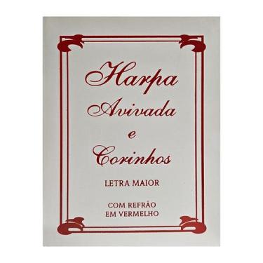 Imagem de Harpa cristã avivada e corinhos brochura pequena letra maior refrão em