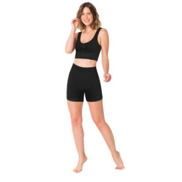 Imagem de Bermuda Trifil Body Fresh Sport Para Academia Básico, Preto, M