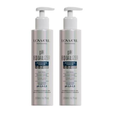 Imagem de Kit 2 PH Equalizer Acidificante capilar 200ml Lowell