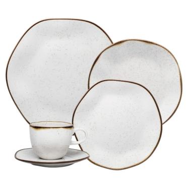 Imagem de Kit Aparelho Jogo De Jantar 50Pçs Para 10 Pessoas Porcelana