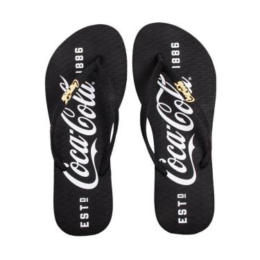 Imagem de Chinelo Coca Cola 1886 Feminino Preto-Feminino