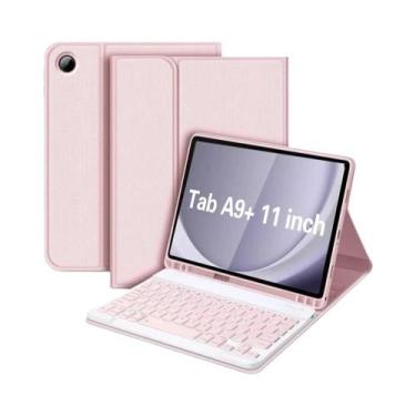 Imagem de Capa Com Teclado Bluetooth Para Samsung Galaxy Tab A9 plus De 11 Poleg