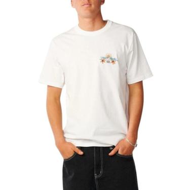Imagem de Camiseta Rip Curl Hazed e Tubed Branca-Masculino