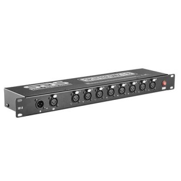 Imagem de Splitter 8 Saídas Isoladas 1 Entrada Dmx Santo Angelo Bivolt Profissio