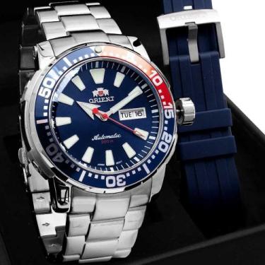 Imagem de Relógio Orient Masculino Automático Troca Pulseira F49SS034D1SX