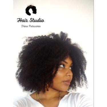Imagem de Peruca Crespa Cabelo Humano - Thina Patrocinio