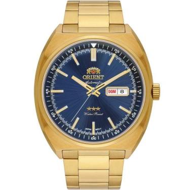 Imagem de Relógio Orient Masculino Automático Três Estrelas F49GG032 Dourado