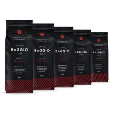 Imagem de Café em Grão, Baggio, Bourbon, 5 Pacotes de 500g - Baggio Café