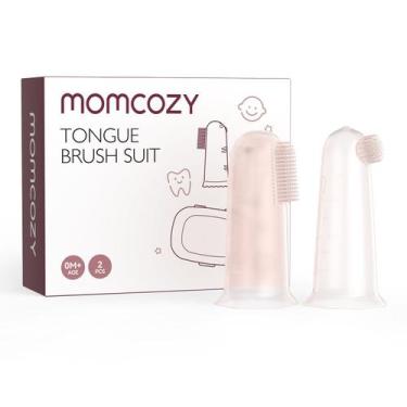 Imagem de Escova de dentes de silicone para dedos Momcozy para treinamento de de