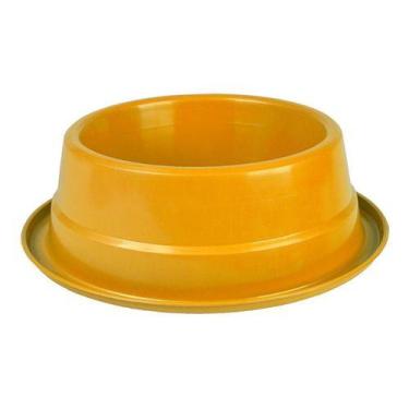 Imagem de Comedouro Ou Bebedouro Anti Formiga Amarelo 1200ml Pet Au - Jel Plast