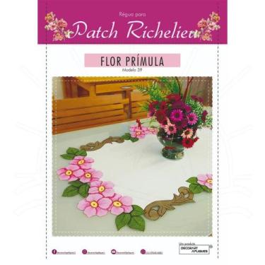 Imagem de Régua para Patch Richelieu Márcia Caires Modelo 39 - Flor Primula - De