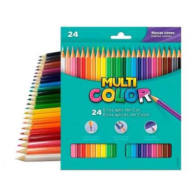Imagem de Lápis de Cor 24 Cores MultiColor - FABER-CASTELL