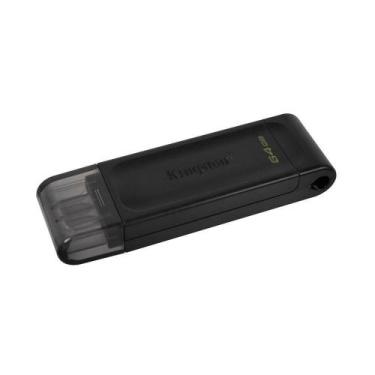 Imagem de Pen Drive Kingston DataTraveler 70, 64GB, USB-C - DT70/64GB