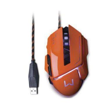 Imagem de Mouse Gamer 3200 Dpi Warrior laranja