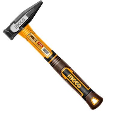 Imagem de Martelo Pena Cabo Emborrachado C/ Fibra 500g Ingco